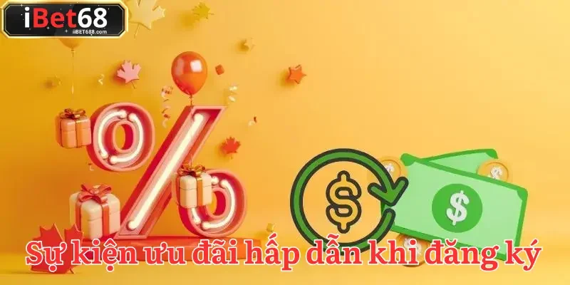 Nhận thưởng hấp dẫn khi thực hiện đăng ký IBET68 và tạo tài khoản