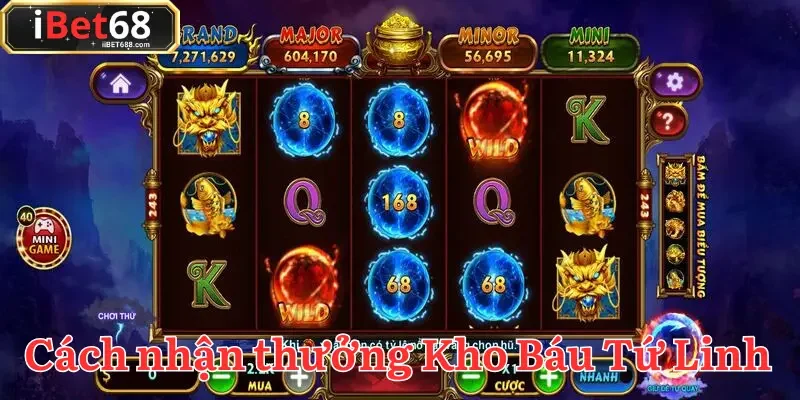 Kho Báu Tứ Linh có cách nhận thưởng vô cùng hấp dẫn và đặc biệt